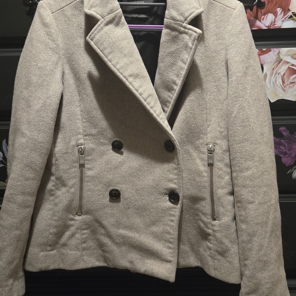 Scotch & Soda Size 1 Women's Double-Breasted Jacket